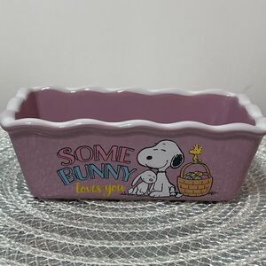 Peanuts Snoopy Mini Loaf Pan NWT